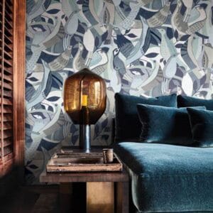 Fauvist Flock Wallpaper