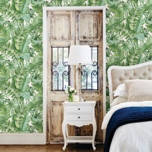 Alfresco Palm Leaf Wallpaper