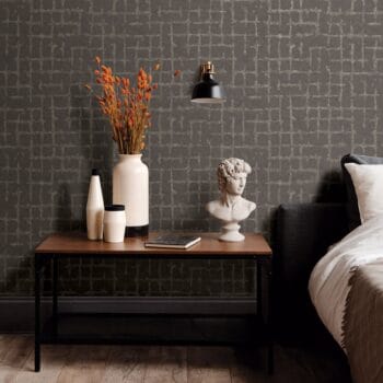 Shea Distressed Geometric Wallpaper