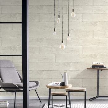 Lanier Stone Plank Wallpaper