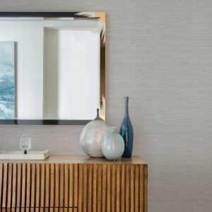 Cantor Faux Grasscloth Wallpaper