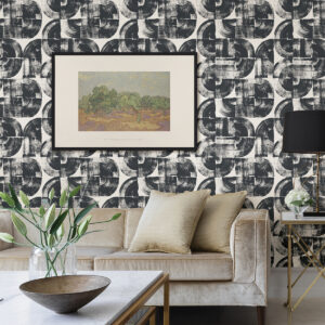 Giulietta Painterly Geometric Wallpaper