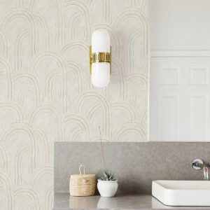 Cabo Rippled Arches Wallpaper