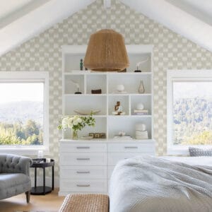 Baldwin Shibori Stripe Wallpaper