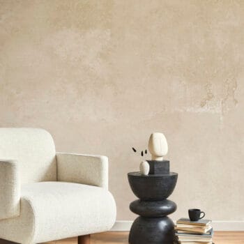 Beige Colored Cracked Wall Mural