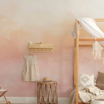 Cloud Nine Pink Mural