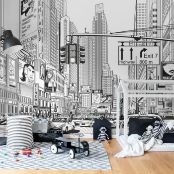 Cartoon City Mural