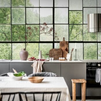 Factory Window Mural