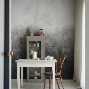 Ash Gradient Graphite Mural