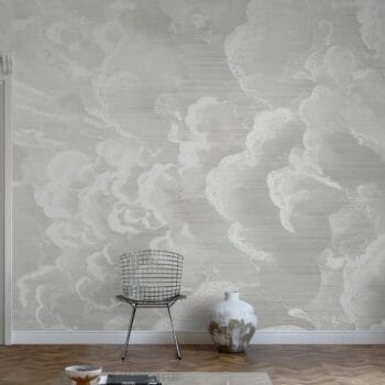 Cradled in Clouds Pastel Mural