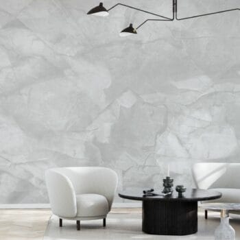 Mineral Matter Grey Mural