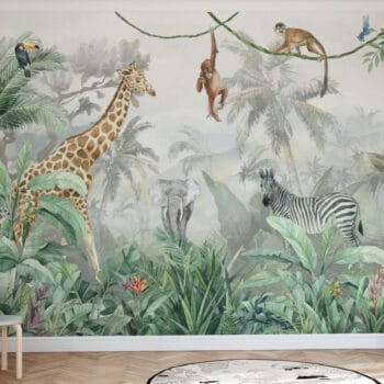 Jungle Friends Mural