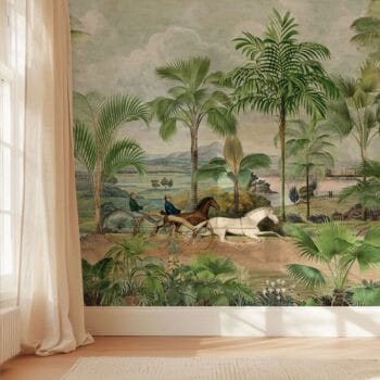 The Race at Hyde Park Mural (set of 6 panels)
