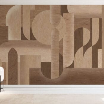 Wood Texture Brown Mural