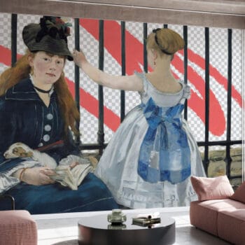 Masked Masters (Waiting At the Station) Mural
